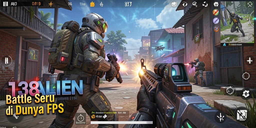 Gameplay intens dan strategis dalam 138ALIEN.