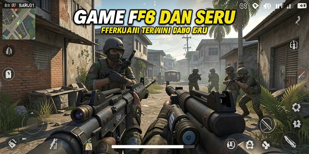 Gameplay seru BARU01 dengan aksi tembak-menembak yang intens.
