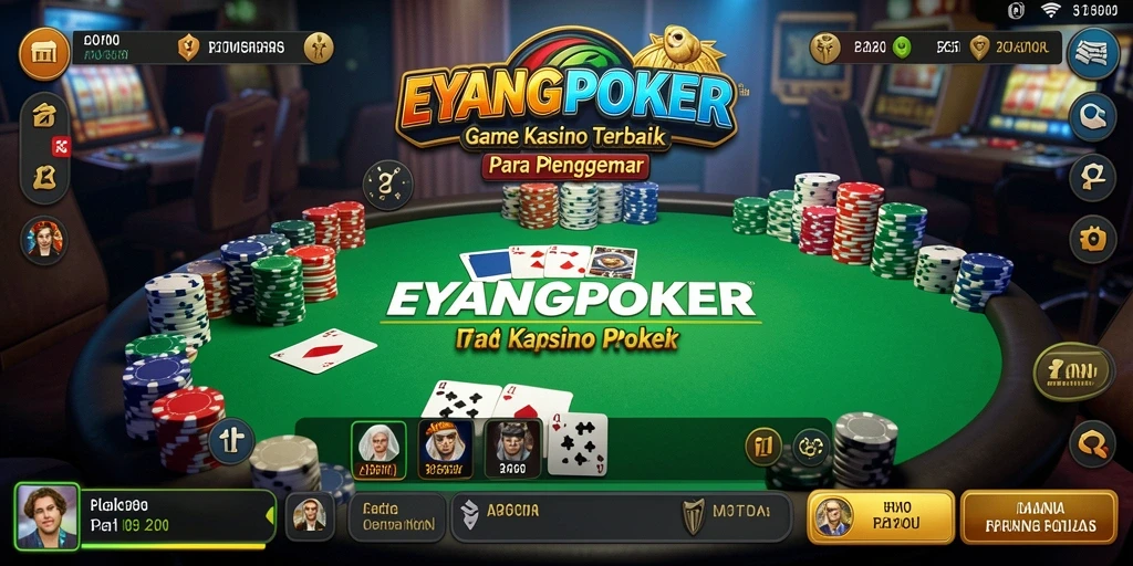 Tampilan gameplay <strong>EYANGPOKER</strong> yang mengasyikkan dan interaktif.