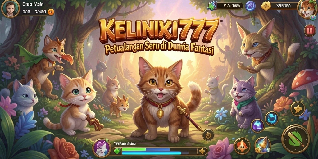 Tampilan gameplay seru dan petualangan menanti di KELINCI777.