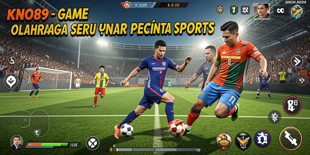 Screenshot gameplay KNO89 menampilkan aksi seru dalam olahraga.