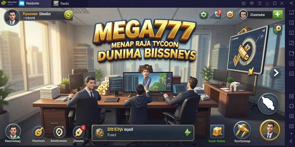 Gameplay Tycoon yang menarik dan penuh strategi dalam MEGA777.