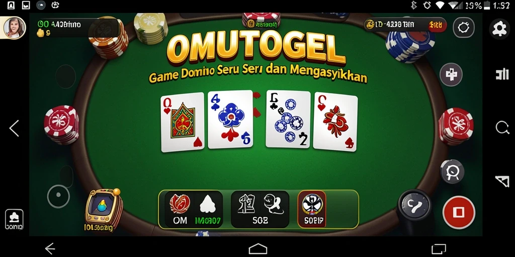 Tampilan gameplay menarik dari OMUTOGEL yang menghibur.