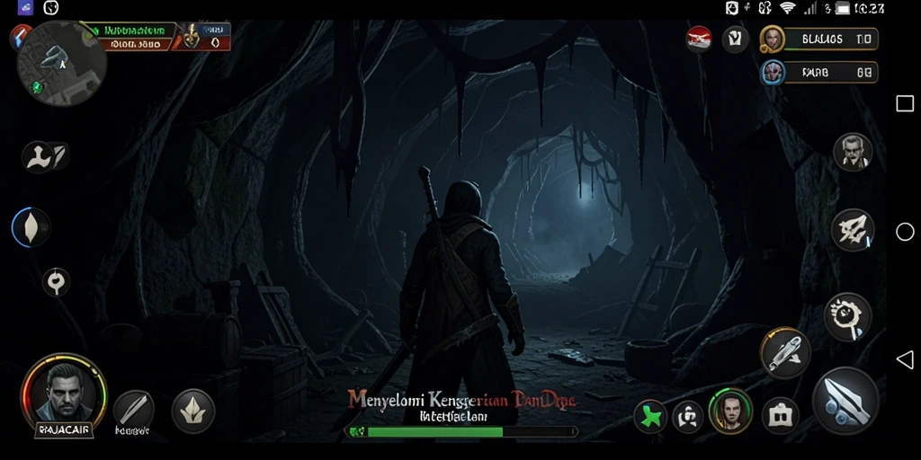 Screenshot gameplay RAJACAIR yang menegangkan di tengah malam.