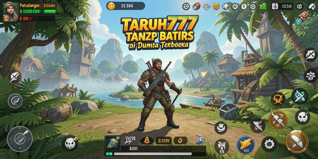 Tangkapan layar gameplay TARUH777 yang menampilkan eksplorasi dunia terbuka.