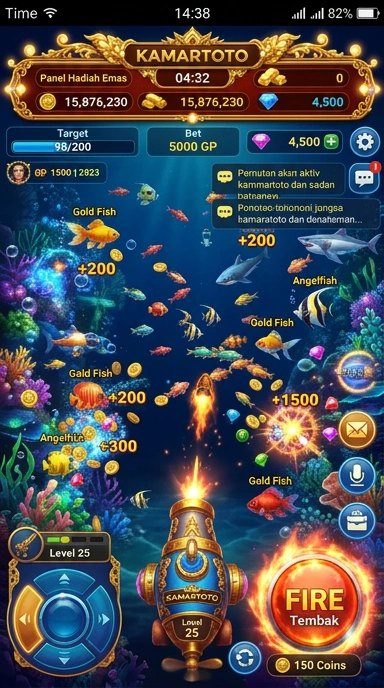 Tampilan utama aplikasi kamartoto dengan berbagai pilihan APK.